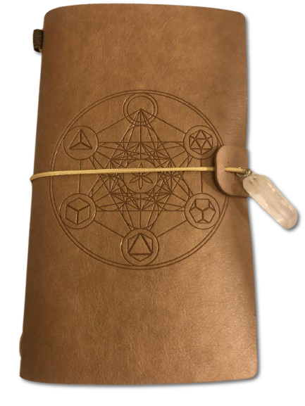 Caderno com o Cubo de Metatron