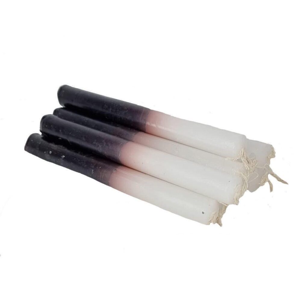Velas Palito Brancas e Pretas