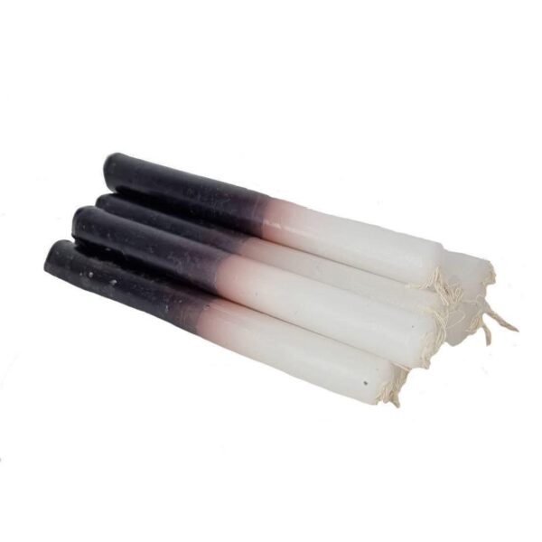 Velas Palito Brancas e Pretas