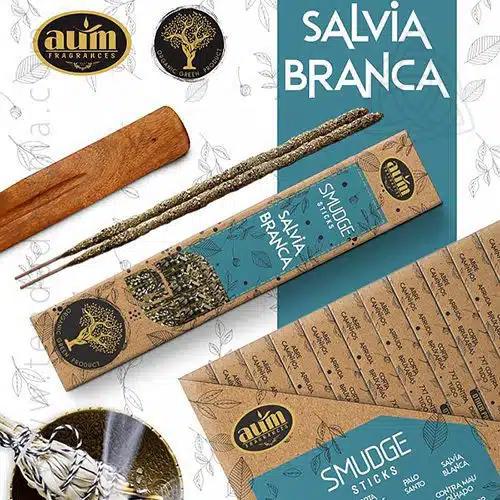 Incenso Aun de Sálvia Branca