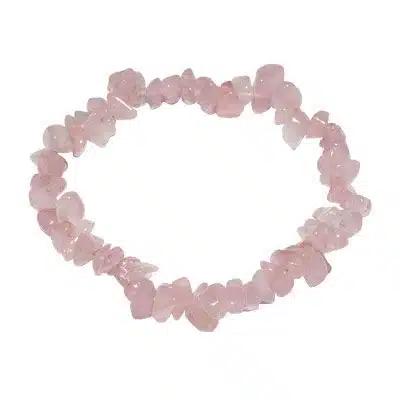 Pulseira de Quartzo Rosa