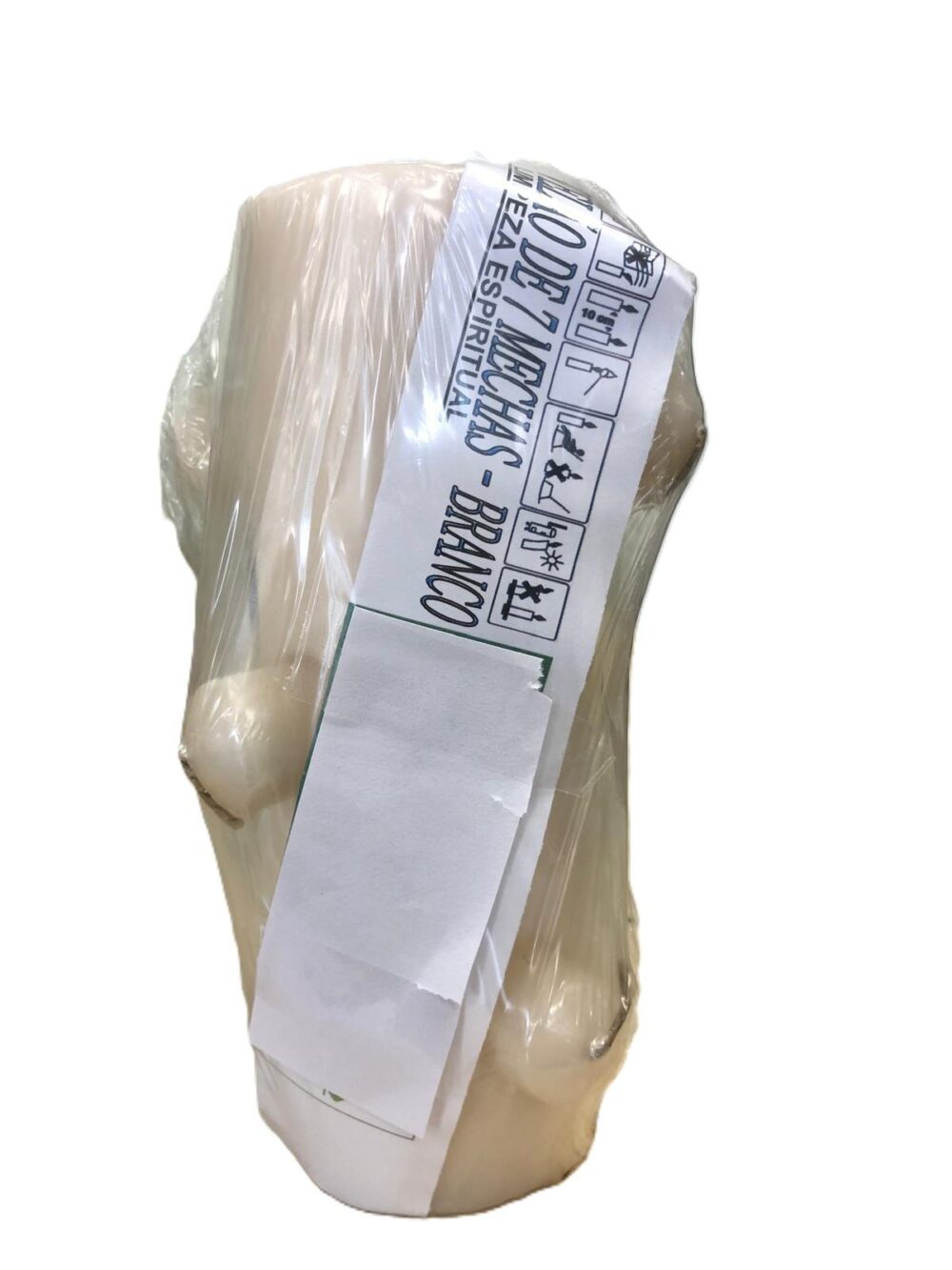 Velão de 7 Mechas Branco