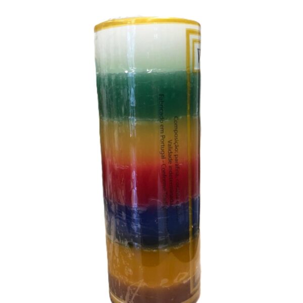 Vela de 7 Cores dos Chakras