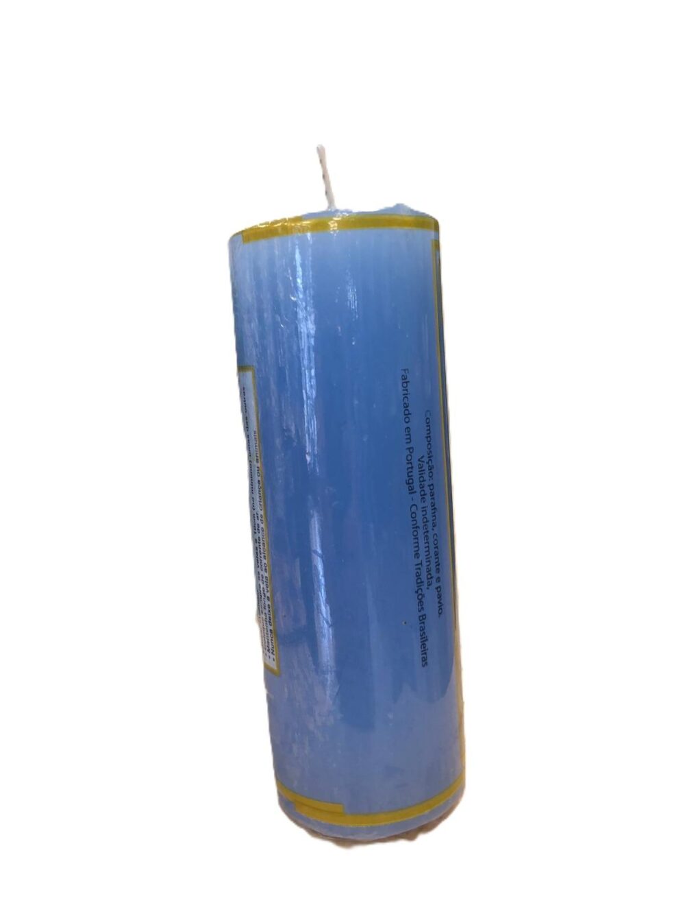 Vela de 7 Dias Azul Claro