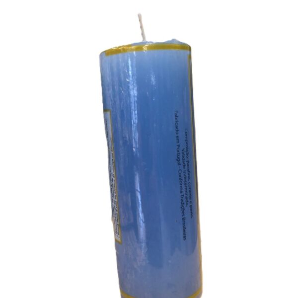 Vela de 7 Dias Azul Claro