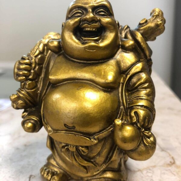 Buda da Fortuna Dourado