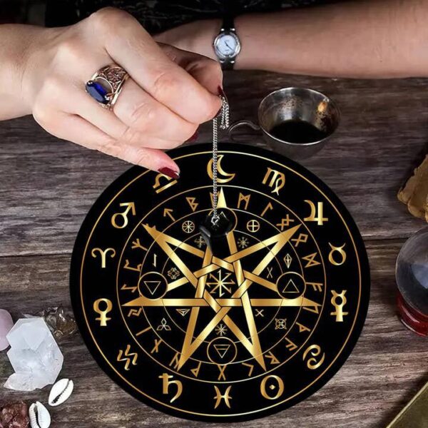 Tapete de pêndulo para tarot