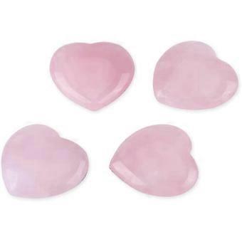 Coração de Quartzo Rosa