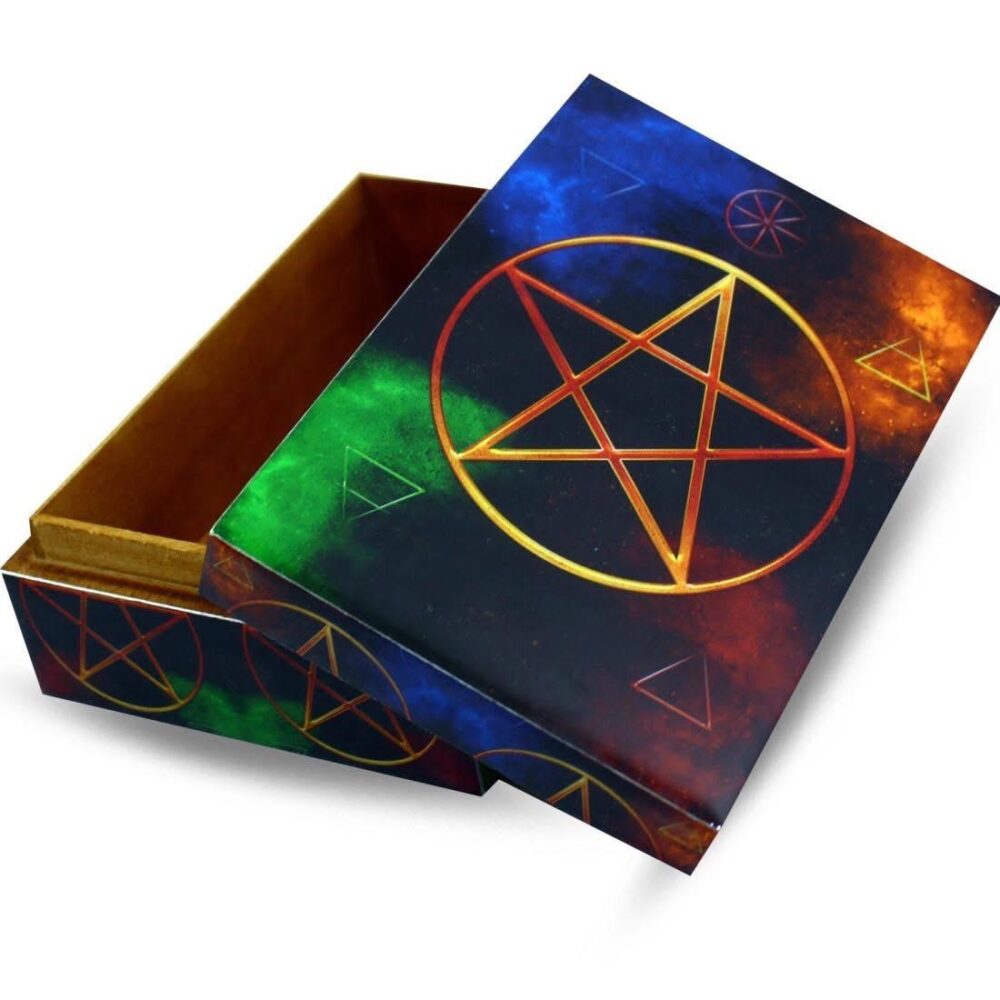 Caixa de Madeira com Pentagrama